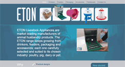 Desktop Screenshot of etonlivestockappliances.com